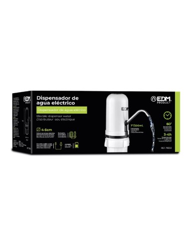 edm dispensador electrónico para garrafas de agua
