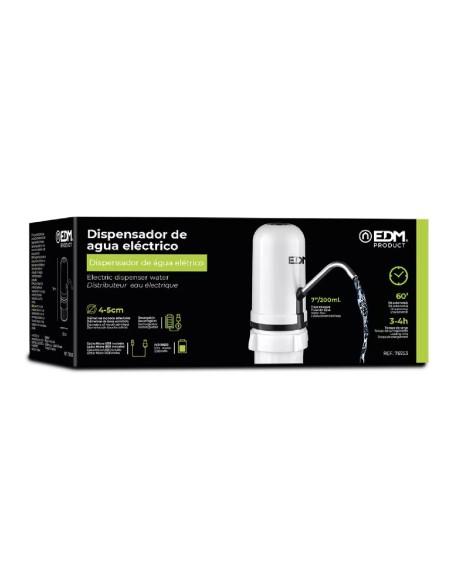 edm dispensador electrónico para garrafas de agua