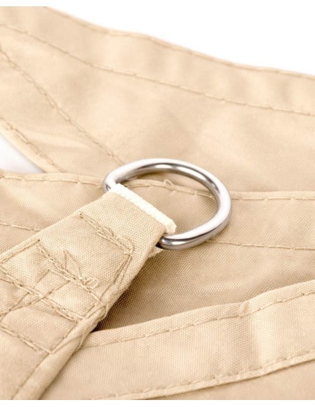 toldo vela 150gr (hdpe) rectangular beige 4x6m
