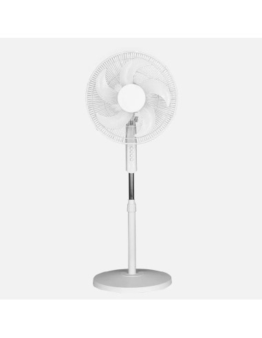 ventilador de pie spirit blanco 3v 50w 5 aspas