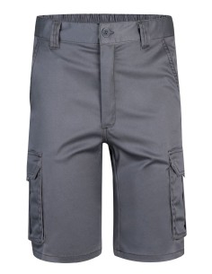 bermudas stretch multibolsillos gris t.48