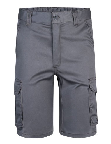 bermudas stretch multibolsillos gris t.48