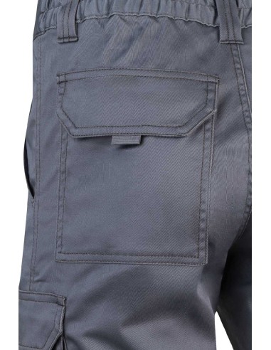 bermudas stretch multibolsillos gris t.48