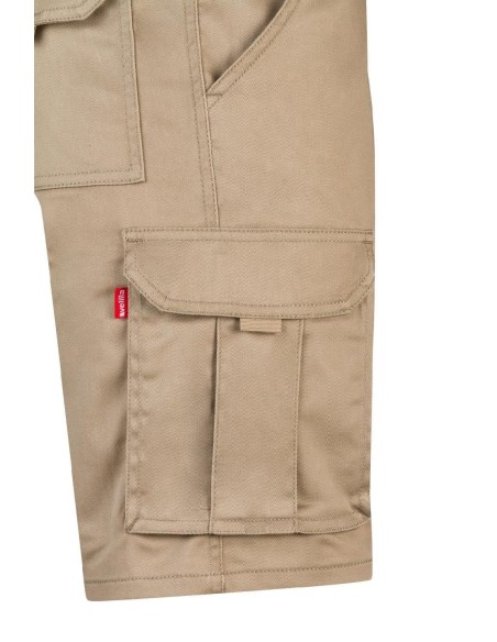 bermudas stretch multibolsillos beige arena t.52