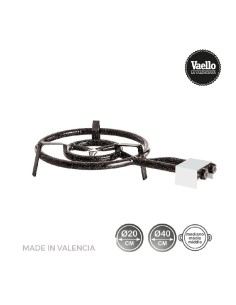 paellero 400 mm. a gas vitrificado 2 v 2