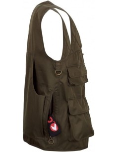 chaleco becada verde oliva talla m 2