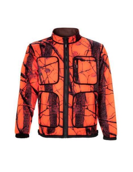 chaqueta rev. jabato camo naranja/marron talla xl