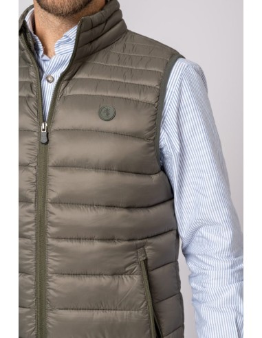 chaleco niza british cotton verde g900 talla s