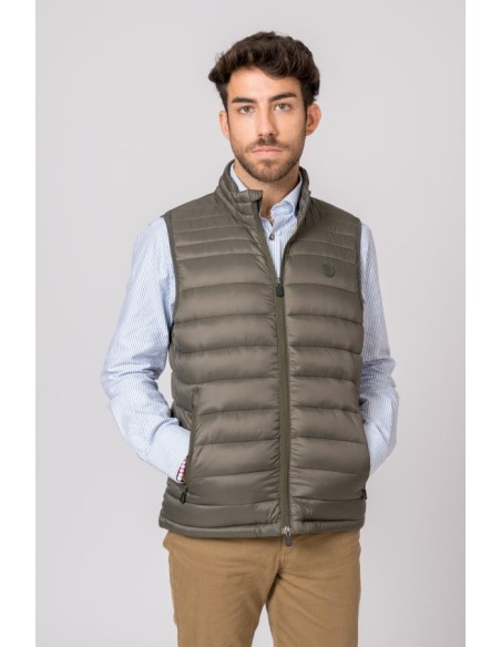 chaleco niza british cotton verde g900 talla xxl