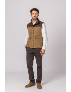 chaleco husky coimbra camel w360 talla xl