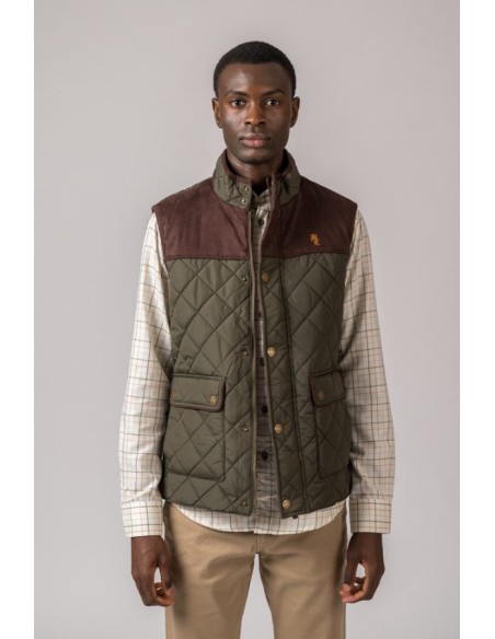 chaleco husky coimbra verde w360 talla l