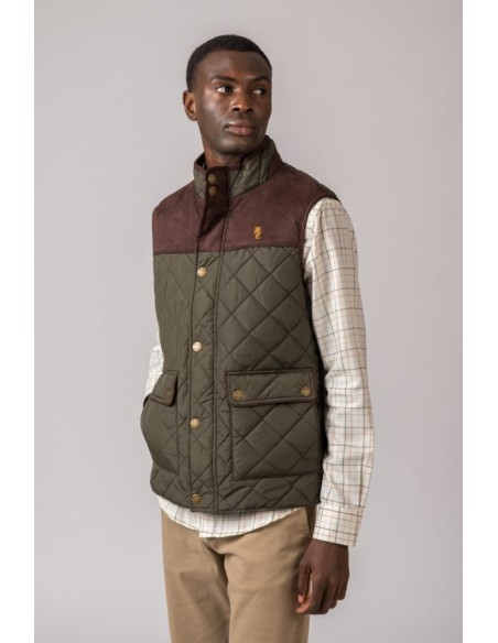 chaleco husky coimbra verde w360 talla xxl