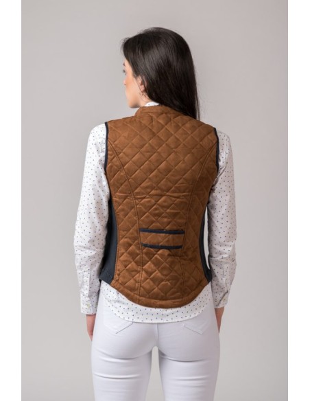 chaleco mujer acedera antelina cobre g500 talla m