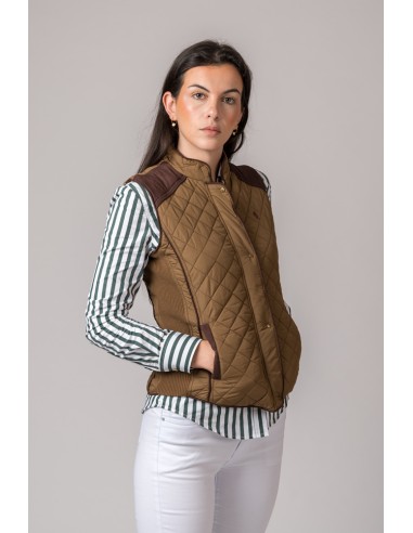 chaleco mujer new kimberly camel w200n talla s