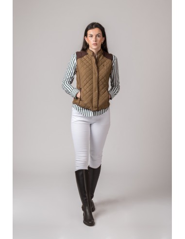 chaleco mujer new kimberly camel w200n talla m