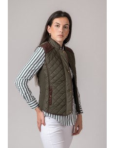 chaleco mujer new kimberly verde w200n talla xs