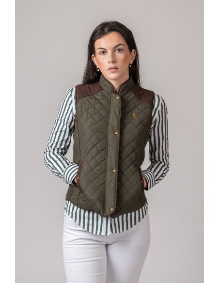 chaleco mujer new kimberly verde w200n talla xs