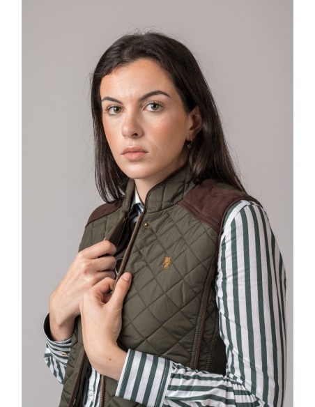 chaleco mujer new kimberly verde w200n talla s