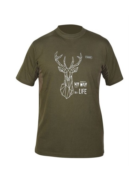 t-shirt hart branded deer talla l