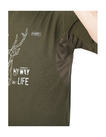 t-shirt hart branded deer talla m