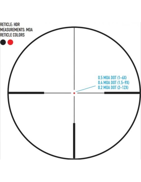 visor sightmark presidio 2-12x50 hdr sfp scope