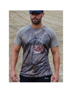 camiseta forest-print 3d becada talla xl 2