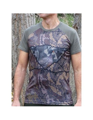 camiseta forest-print 3d paloma talla xxl