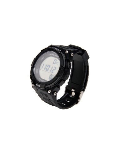 reloj tactico con podometro negro delta dttw004