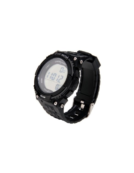 reloj tactico con podometro negro delta dttw004