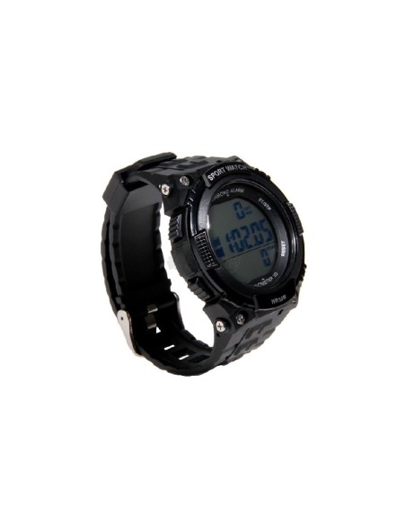 reloj tactico con podometro negro delta dttw004