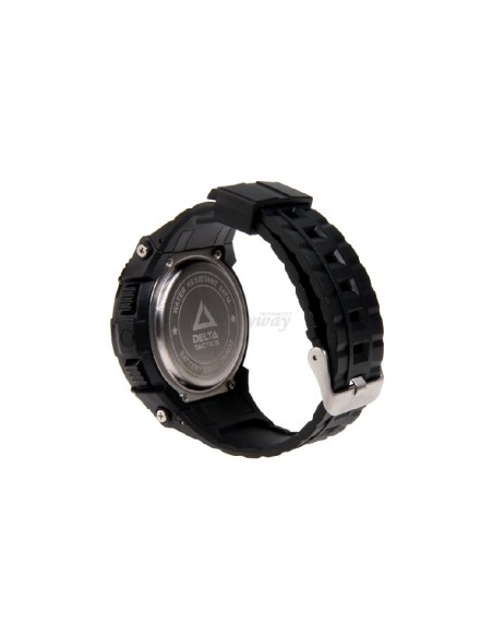 reloj tactico con podometro negro delta dttw004