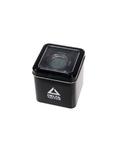 reloj tactico con podometro negro delta dttw004