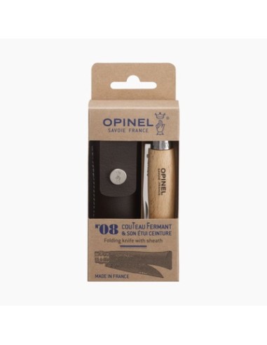 navaja opinel inox nº8 con funda 85mms (110)na1001