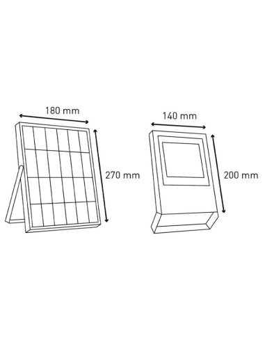 proyector solar led mercurio 50w ip65
