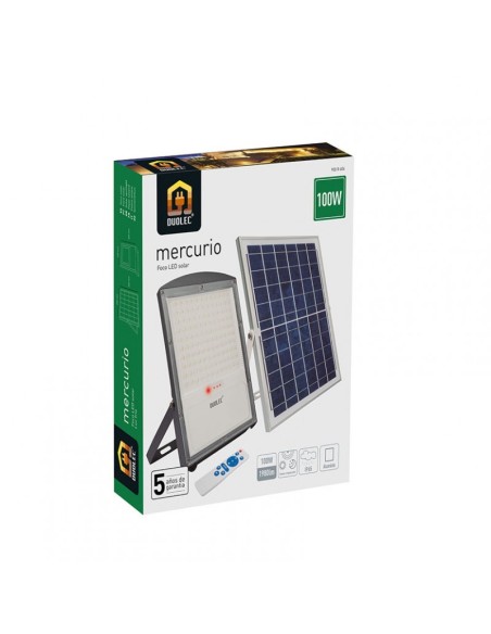 proyector solar led mercurio 100w ip65