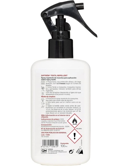 diptron spray textil repellent 100ml