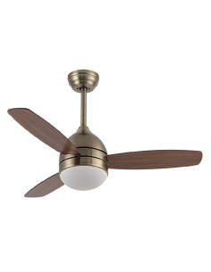 ventilador 30w dc maestral cuero 3 aspas roble/nog 2