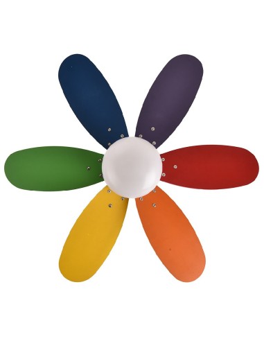 ventilador dc alves 2xe27 blanco 6 aspas rev c.rem