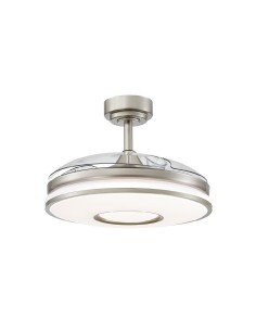ventilador dani 59w 6980lm niquel 4 aspas 6 velocidades 107d 2