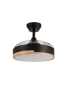 ventilador dc 48w olimpia negro/mad 3asp 6 vel 91d 2