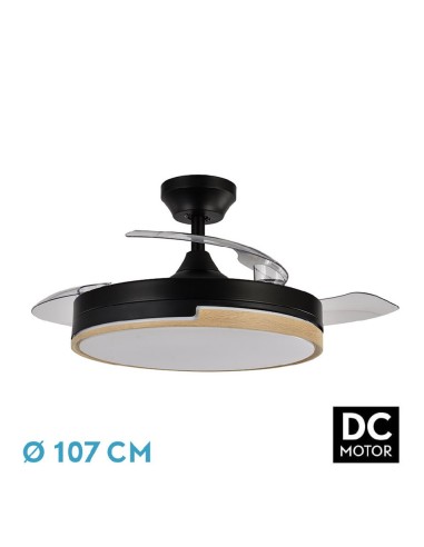 ventilador dc 72w olimpia negr/made 3asp 6 velocid