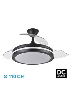 ventilador dc esparta 72w 6120lm negro 3asp 110d