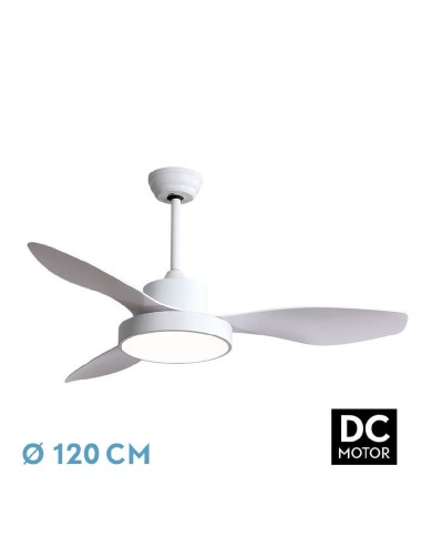 ventilador dc hayate 48w  4078lm blanco 3 asp