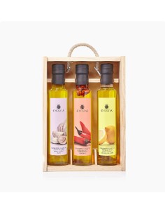 estuche 3 condimentos aove 3 x 250ml