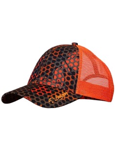 gorra forest print naranja malla-regulable
