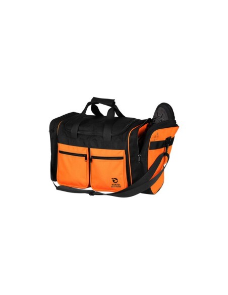 bolsa naranja con portabotas visibility