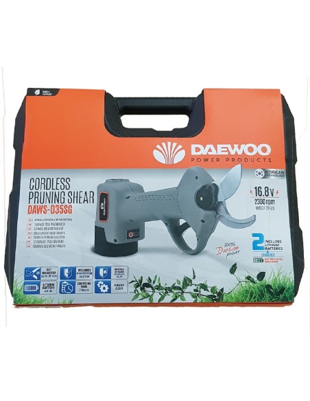 tijera poda inalambrica daws-035sg 35mm daewoo