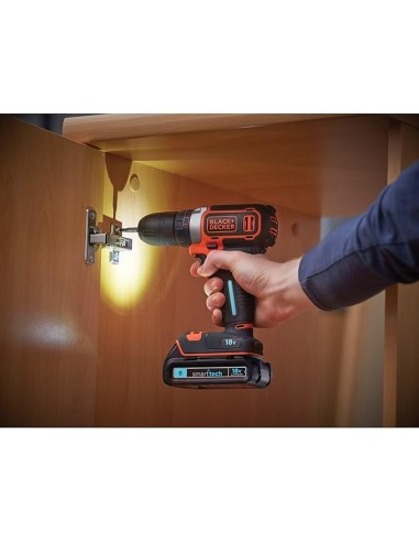 taladro atornillador 18v bdcdc18k-qw black+decker