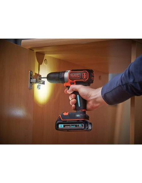 taladro atornillador 18v bdcdc18k-qw black+decker