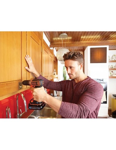 taladro atornillador 18v bdcdc18k-qw black+decker